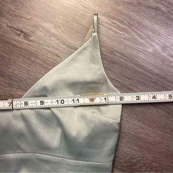 Abercrombie & Fitch Sage Green Smocked Top Xtra Small - Picture 7 of 9